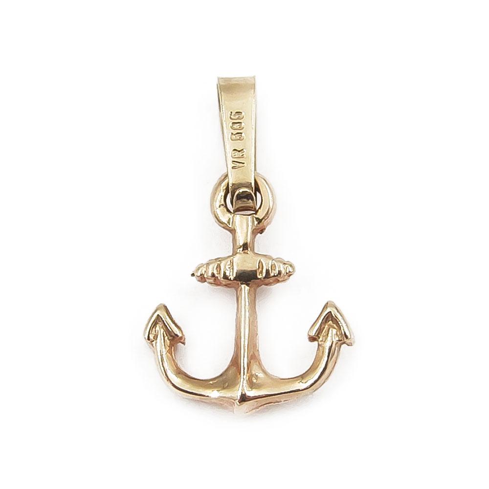 Kultainen ankkuri riipus #2