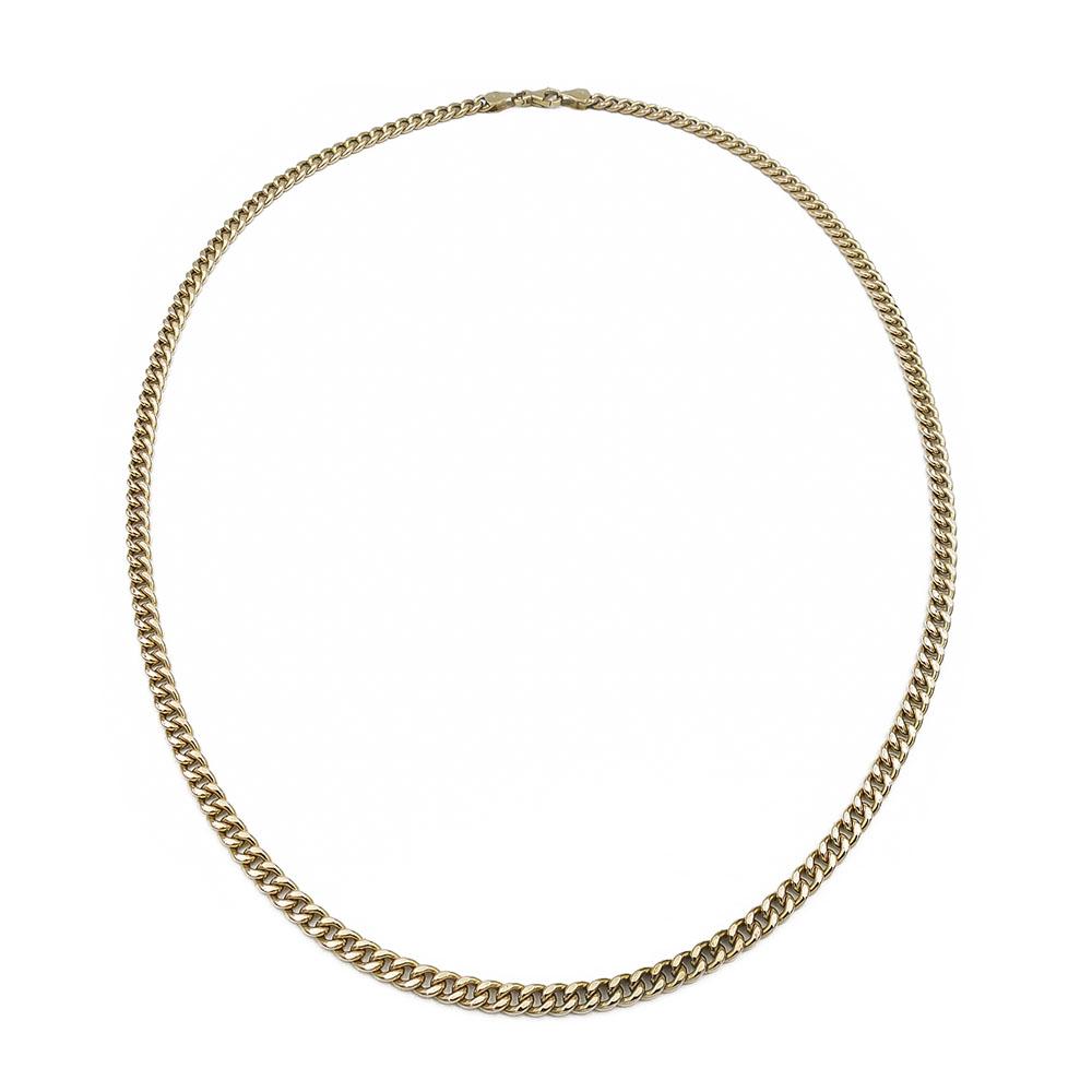 Kultainen kaulaketju, panssari 4.2mm 51cm #0