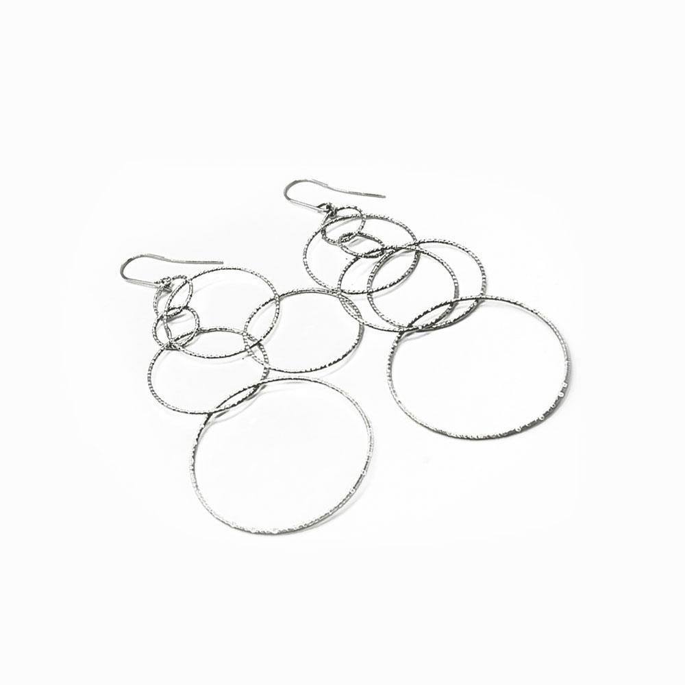 Koukkukorvakorut renkaita #0