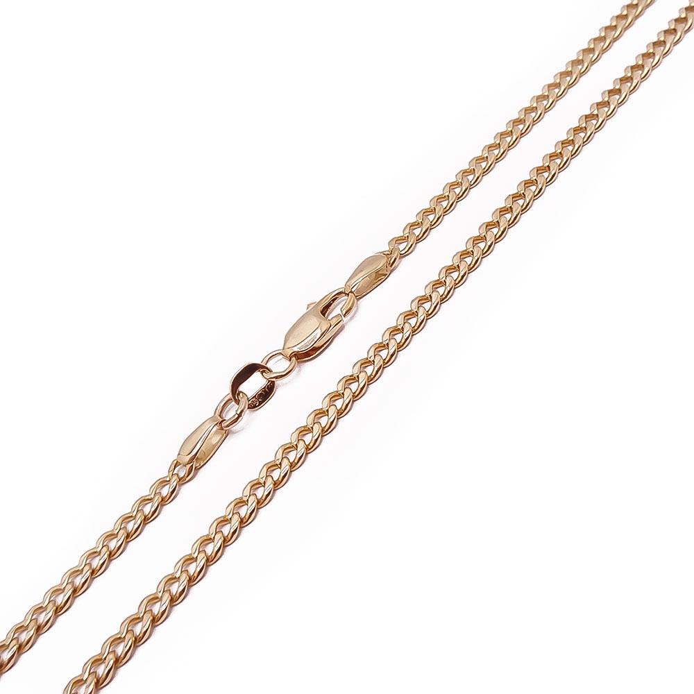 Kultainen panssariketju umpi 58,5cm #1