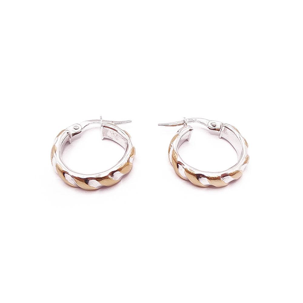 Kelta-/valkokultaiset renkaat saranalla #1