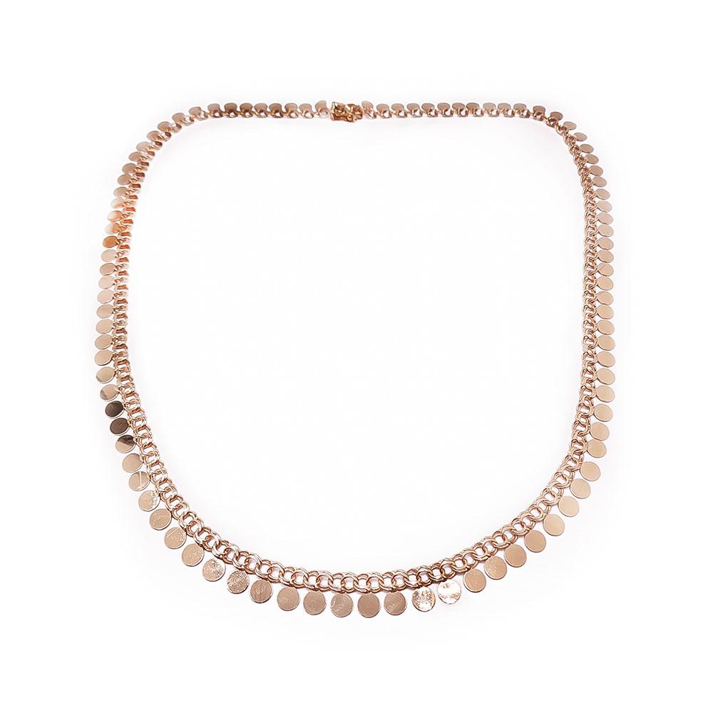 Kultainen bismarck-ketju palloilla 42,5cm v.-72 #0