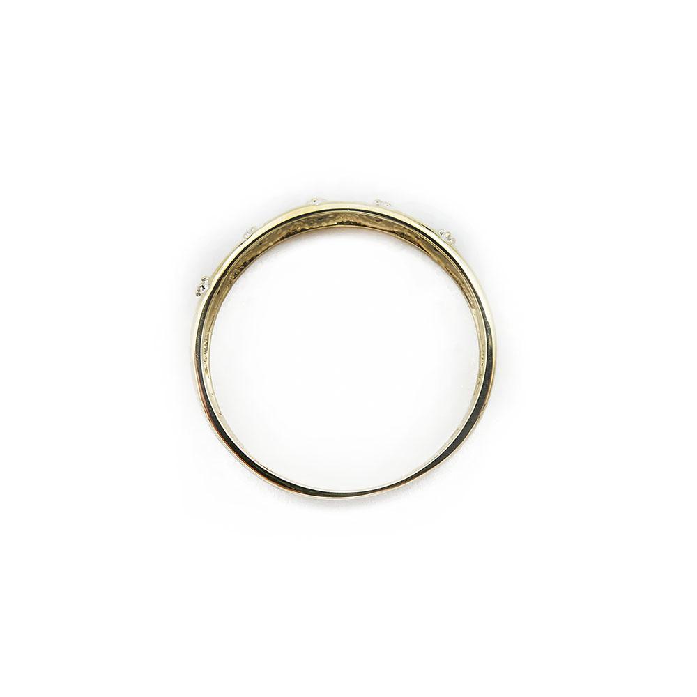 Kultainen timanttisormus 0.02ct 18,25mm #2