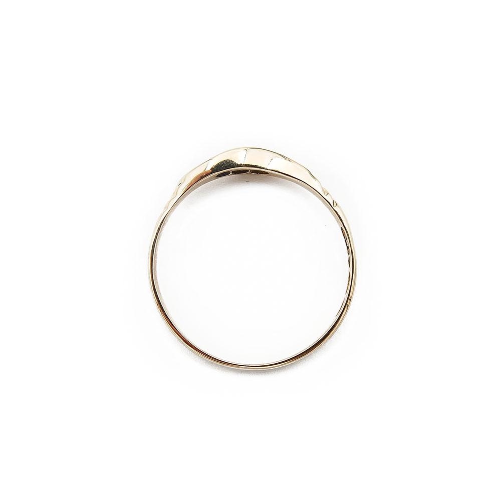 Kultainen timanttisormus 0.015ct 17,0mm #2