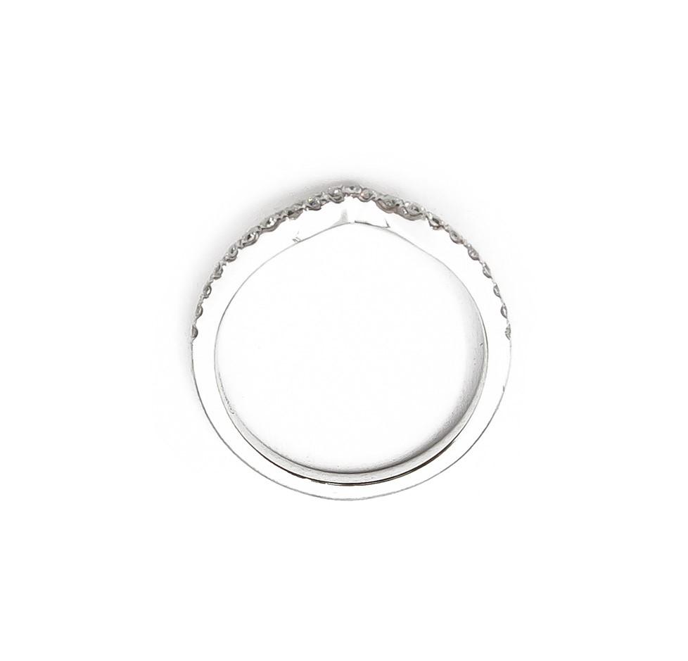 Valkokultainen Story of love Seville sormus 0,19ct 16,5mm #3