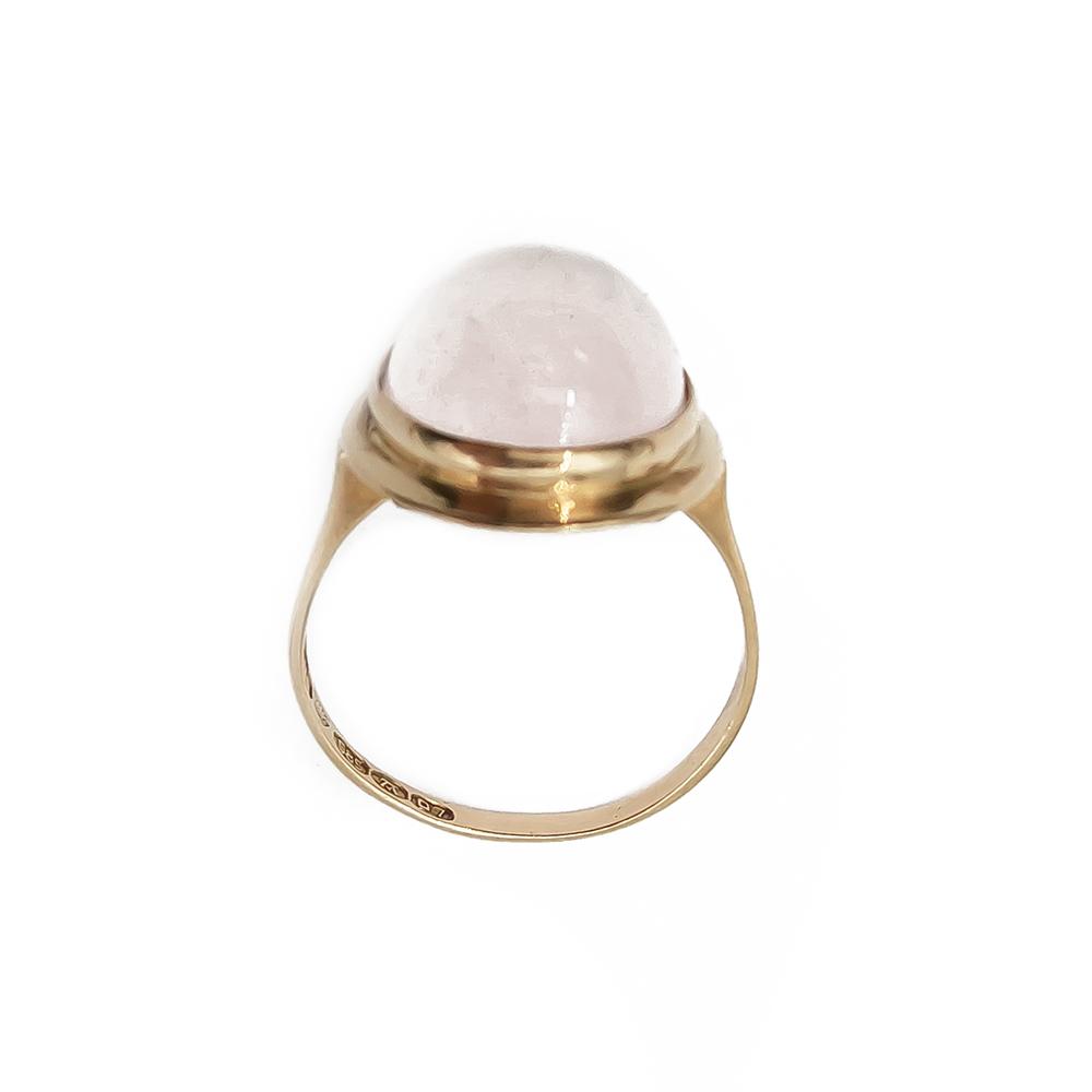 Vaalea kivellinen sormus 18mm v.-57 #2