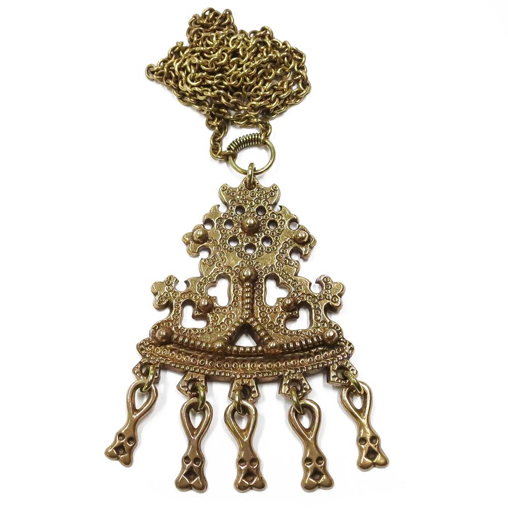 Kalevala Koru Karkun riipus 80cm, pronssi #0