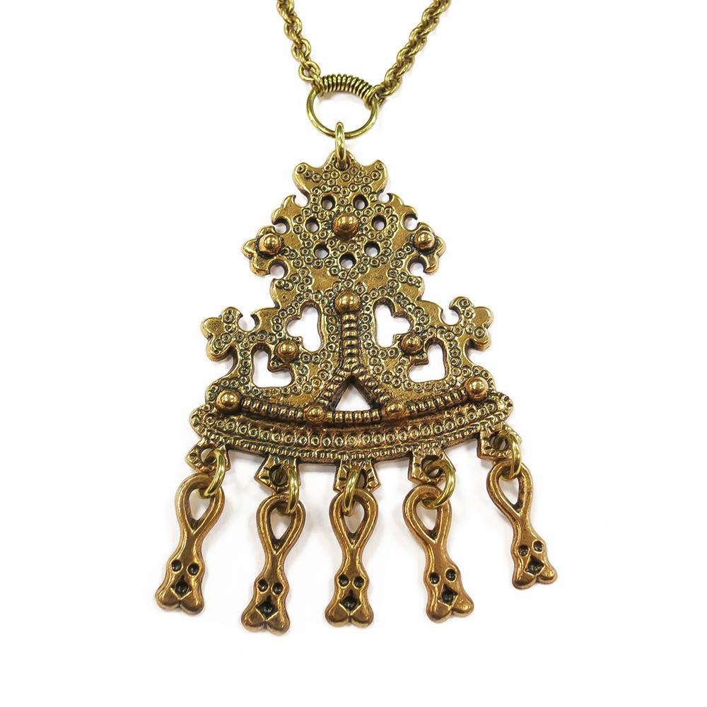 Kalevala Koru Karkun riipus 80cm, pronssi #1