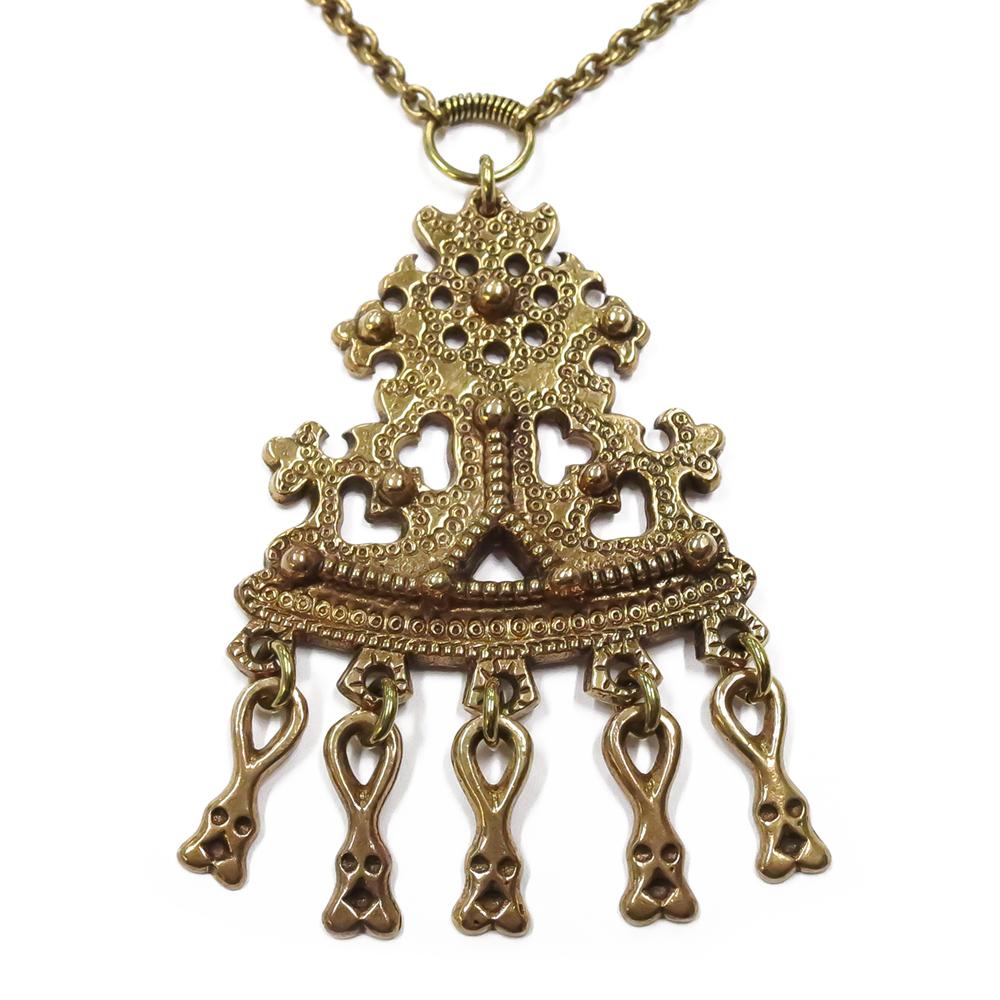 Kalevala Koru Karkun riipus 80cm, pronssi #2