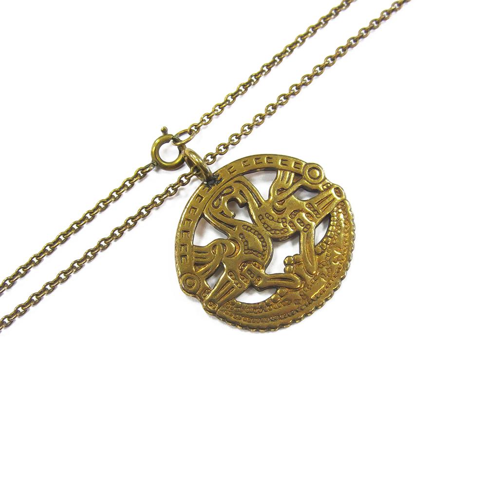 Kalevala Koru Kuhmoisten kukot riipus 60cm, pronssi #0