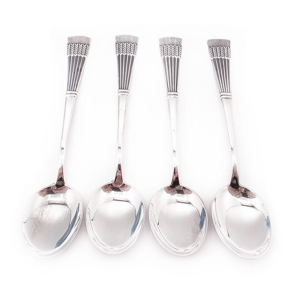 4kpl Tähkä kahvilusikoita #0