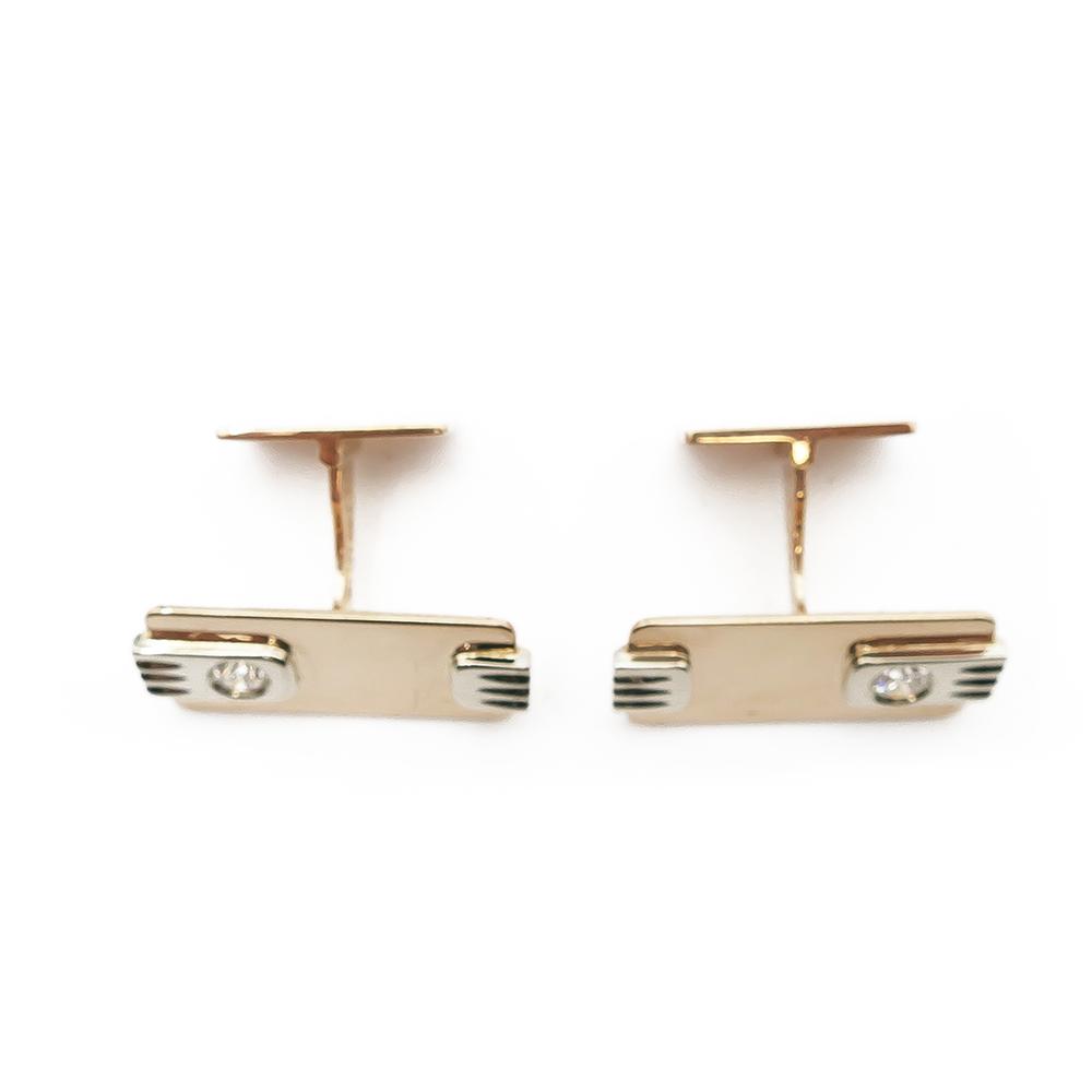 Timanttikalvosinnapit vuodelta 1987, 0,04ct #1