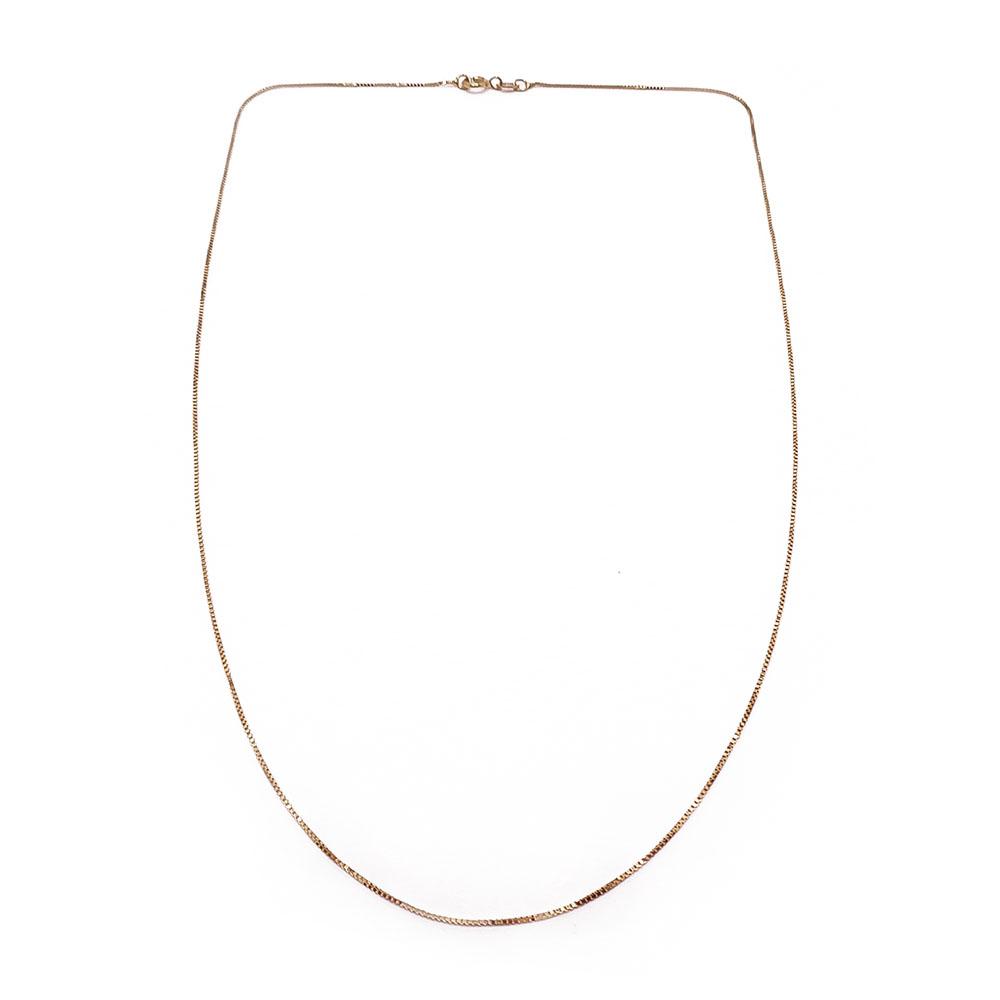 Kultainen venetsiaketju 39cm #0