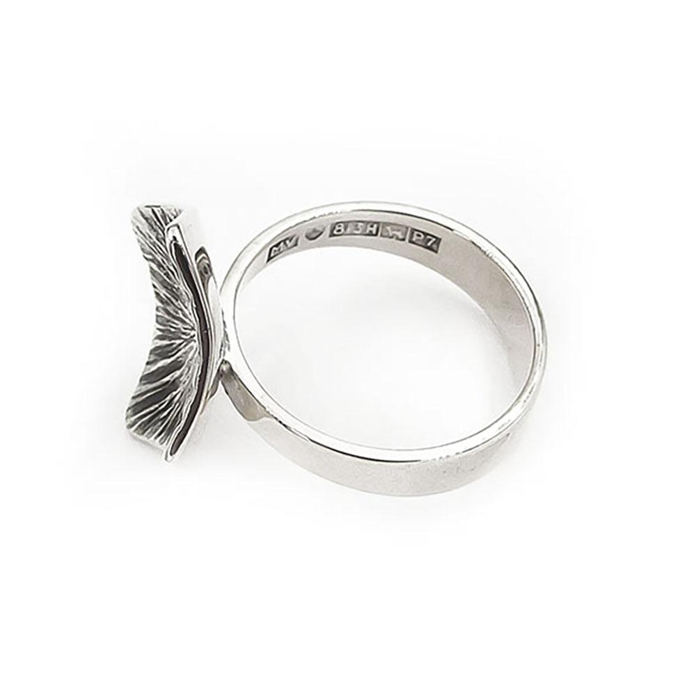 Hopea sormus v. 1968 Viikinniemi Martti halk.17mm #4