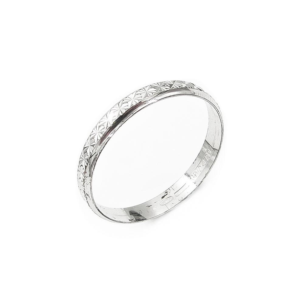 Timanttileikattu sormus halk.21.5mm lev.3mm #0