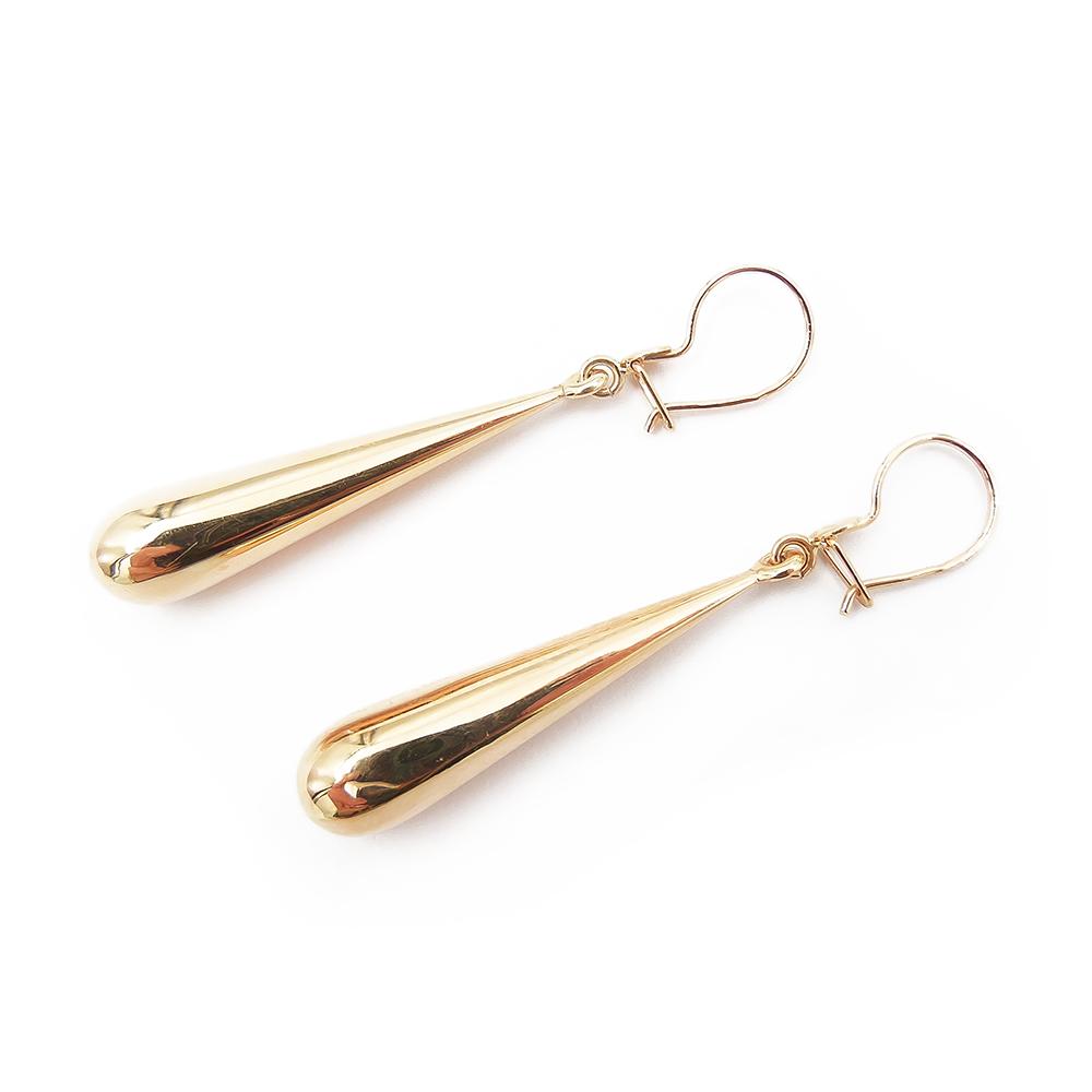 Kultaiset korvakorut kyynel #1