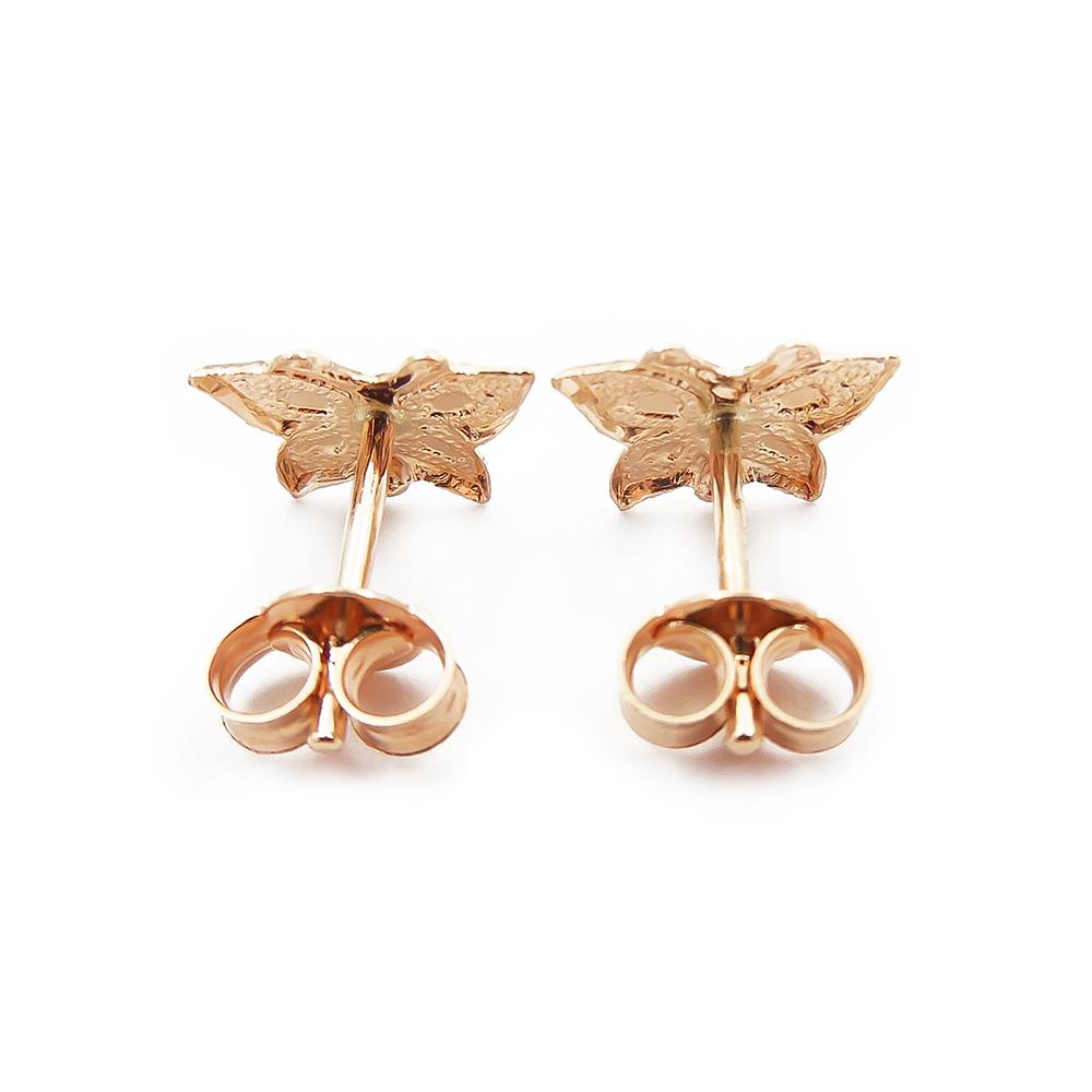 Kultaiset korvakorut,perhoset #1