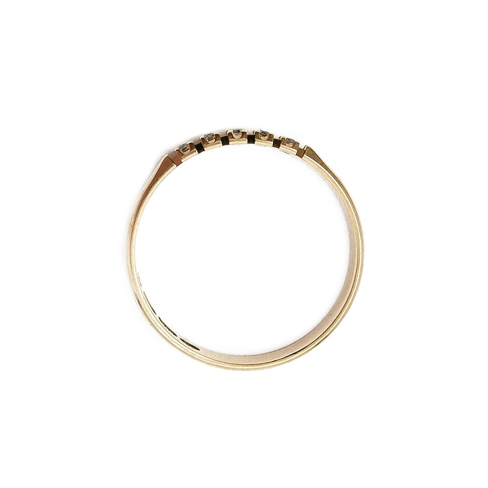 18K rivitimanttisormus 0,05ct 16,5mm #1