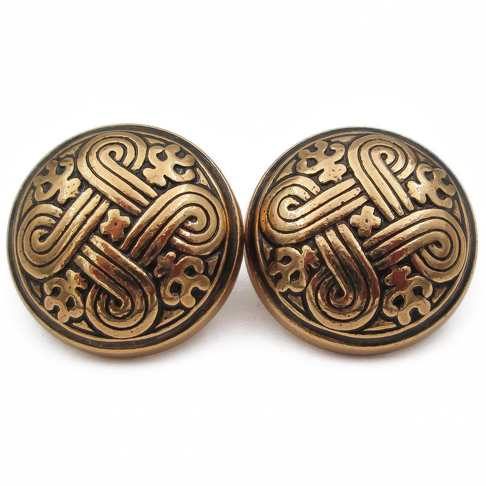 Kalevala Koru Hannun vaakuna korvakorut tapilla, pronssi #0