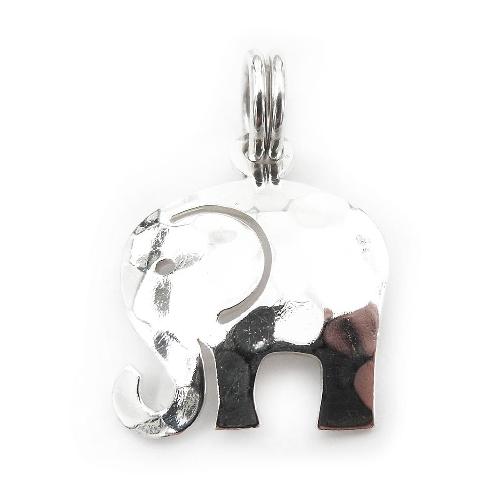 Hopeinen norsuriipus #0