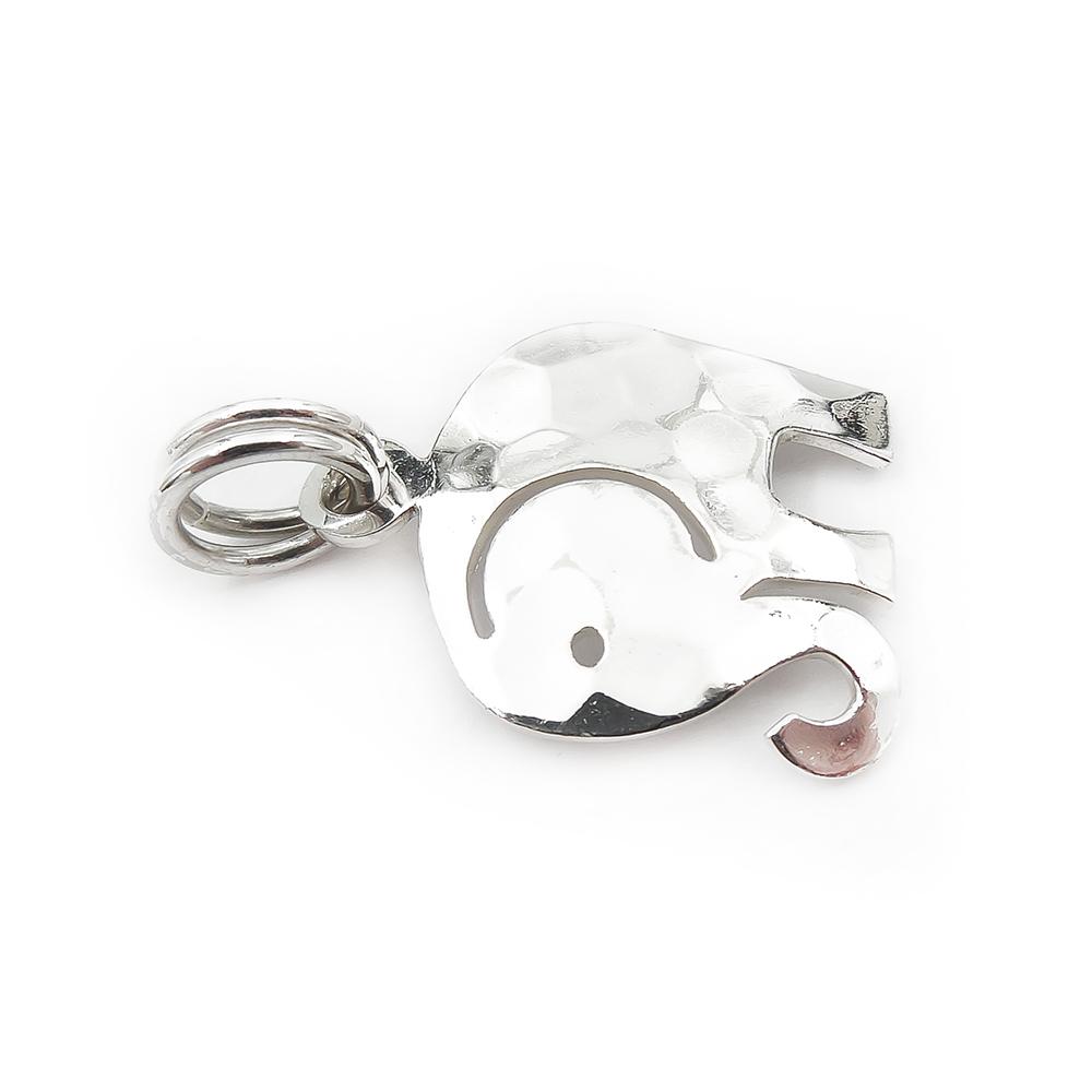 Hopeinen norsuriipus #3