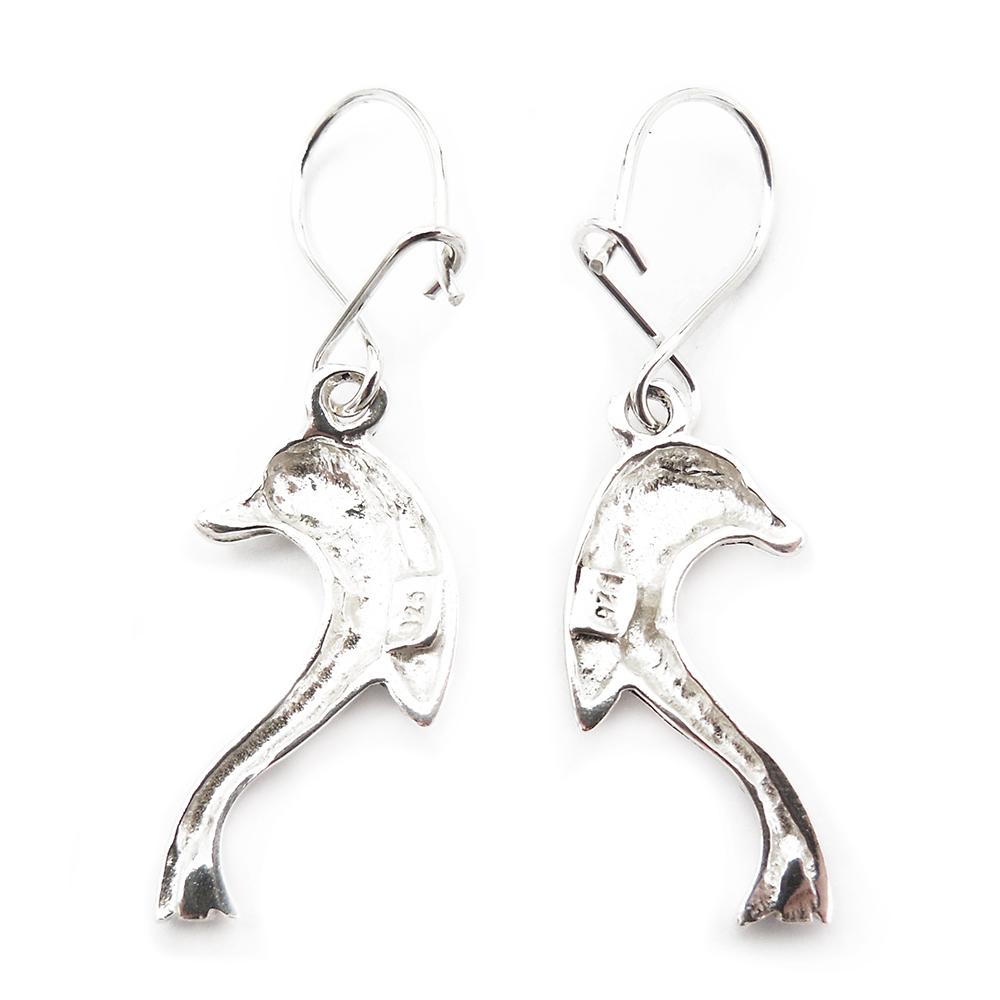 Hopeiset korvakorut merihevoset #1