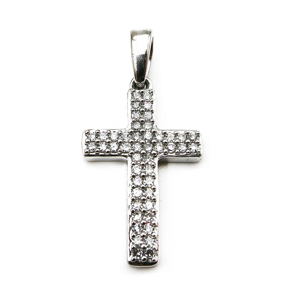 Valkokulta timantti-risti 0,23ct #0