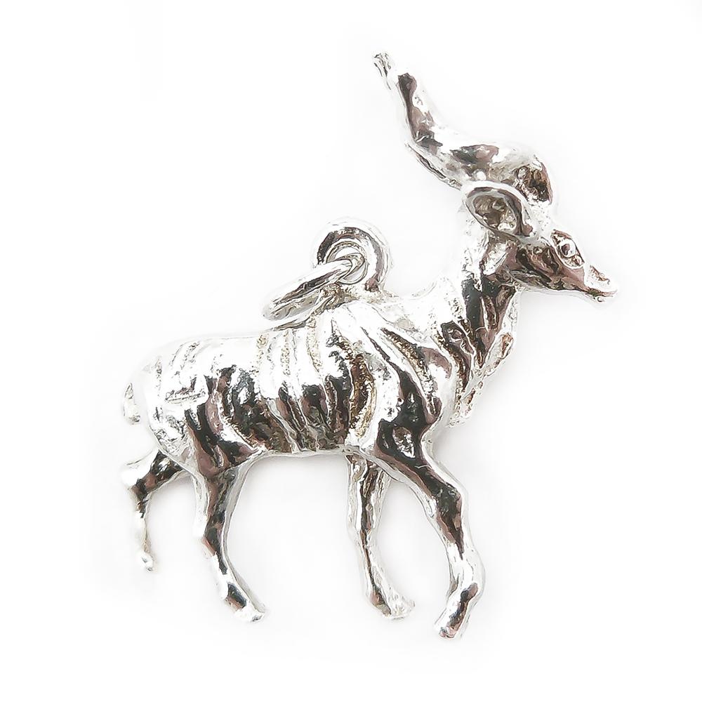 Hopeinen riipus antilooppi #0