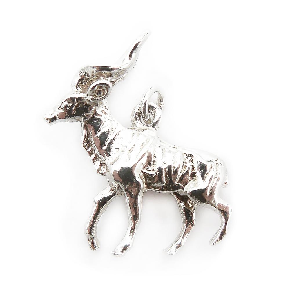 Hopeinen riipus antilooppi #2