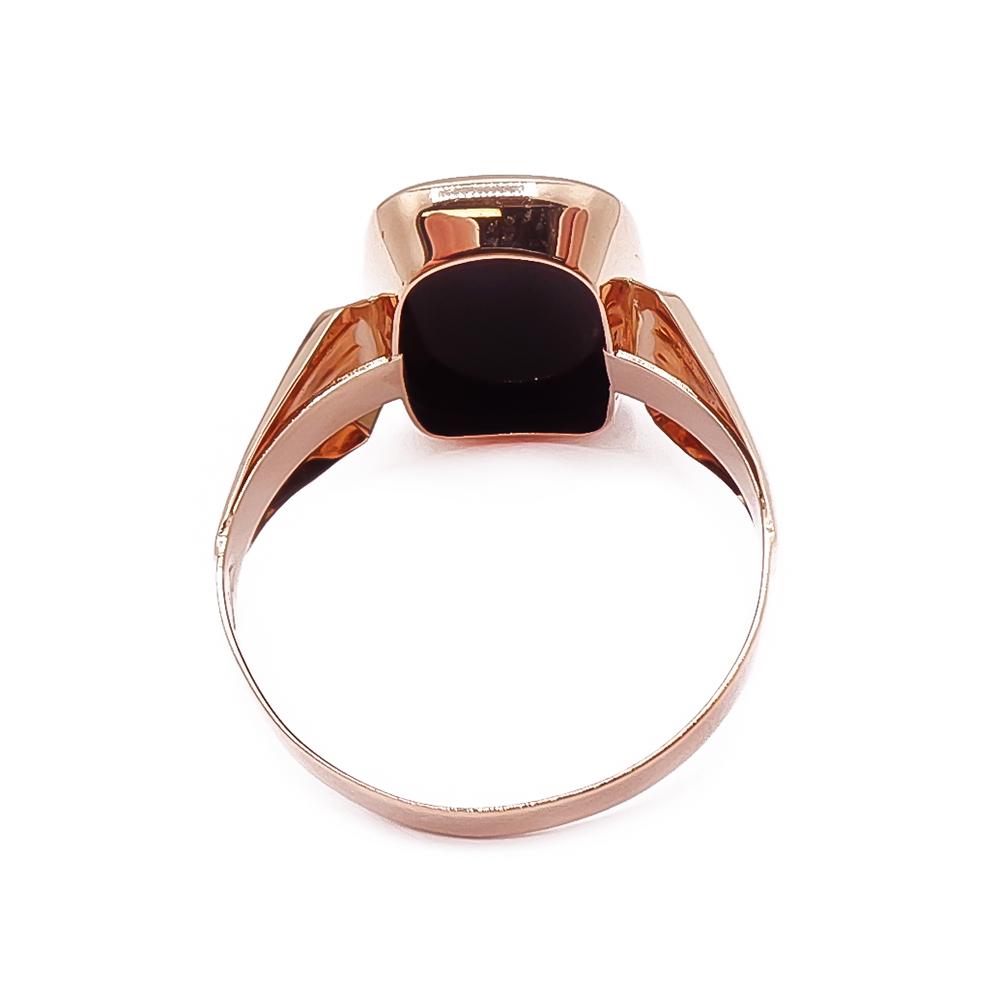 Kultainen onyx-kantasormus 21,5mm v.-79 #2