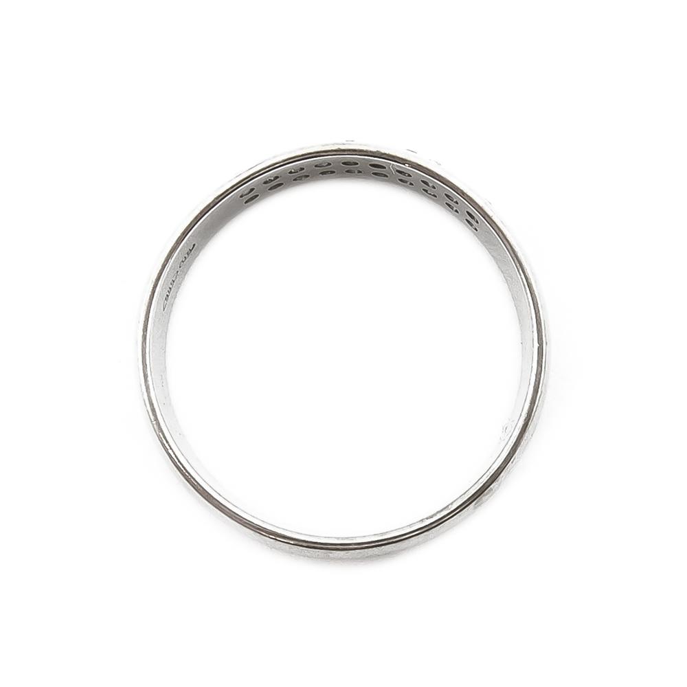 Valkokultainen timanttisormus 0,1ct 18mm #2