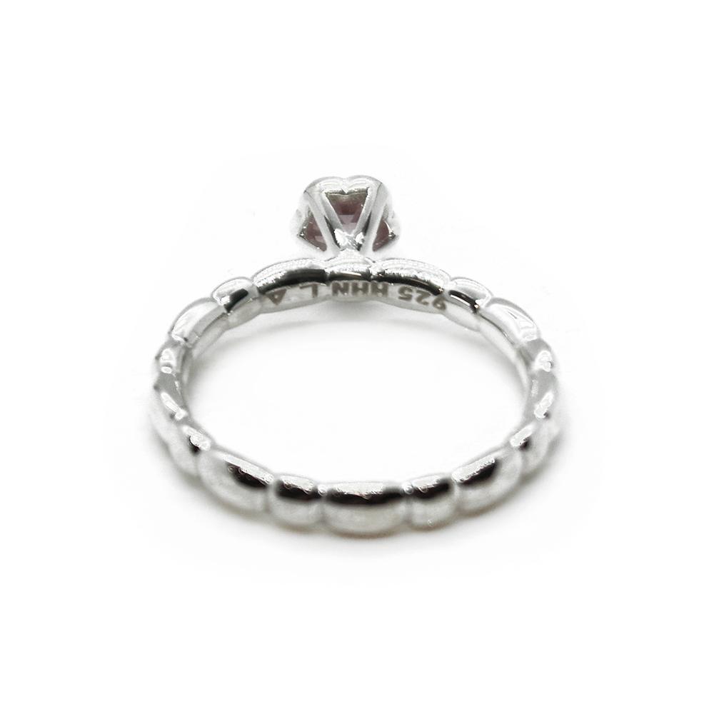 Sormus pinkki kivi   18,5 #1