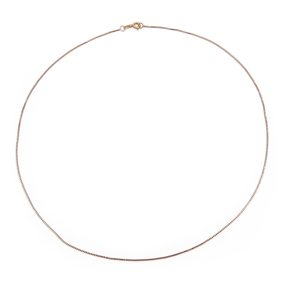 Kultainen Venetsiaketju 46 cm #0