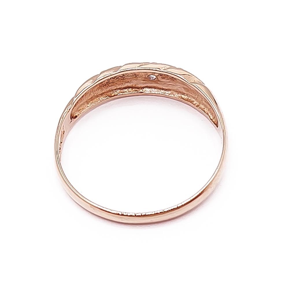 Kultainen timanttisormus 0,005ct 17mm #2