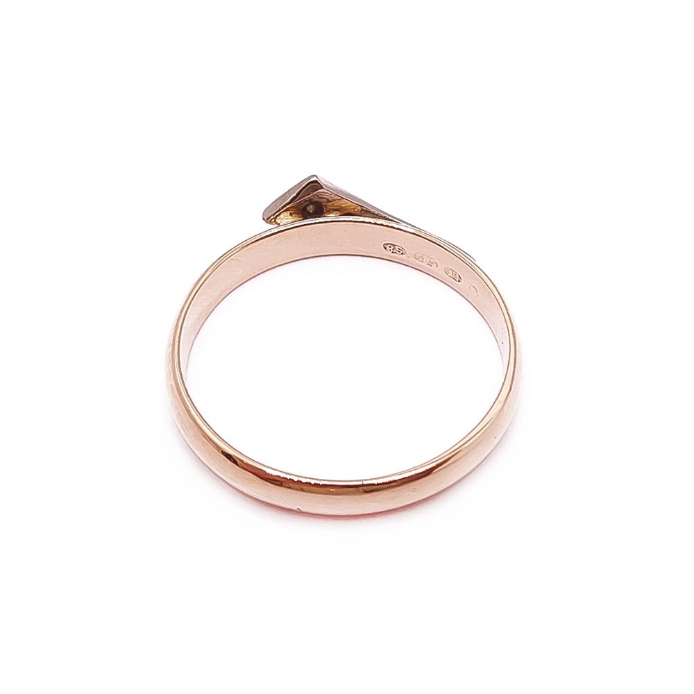 Kultainen timanttisormus 0,01ct 16,5mm v.-95 #2