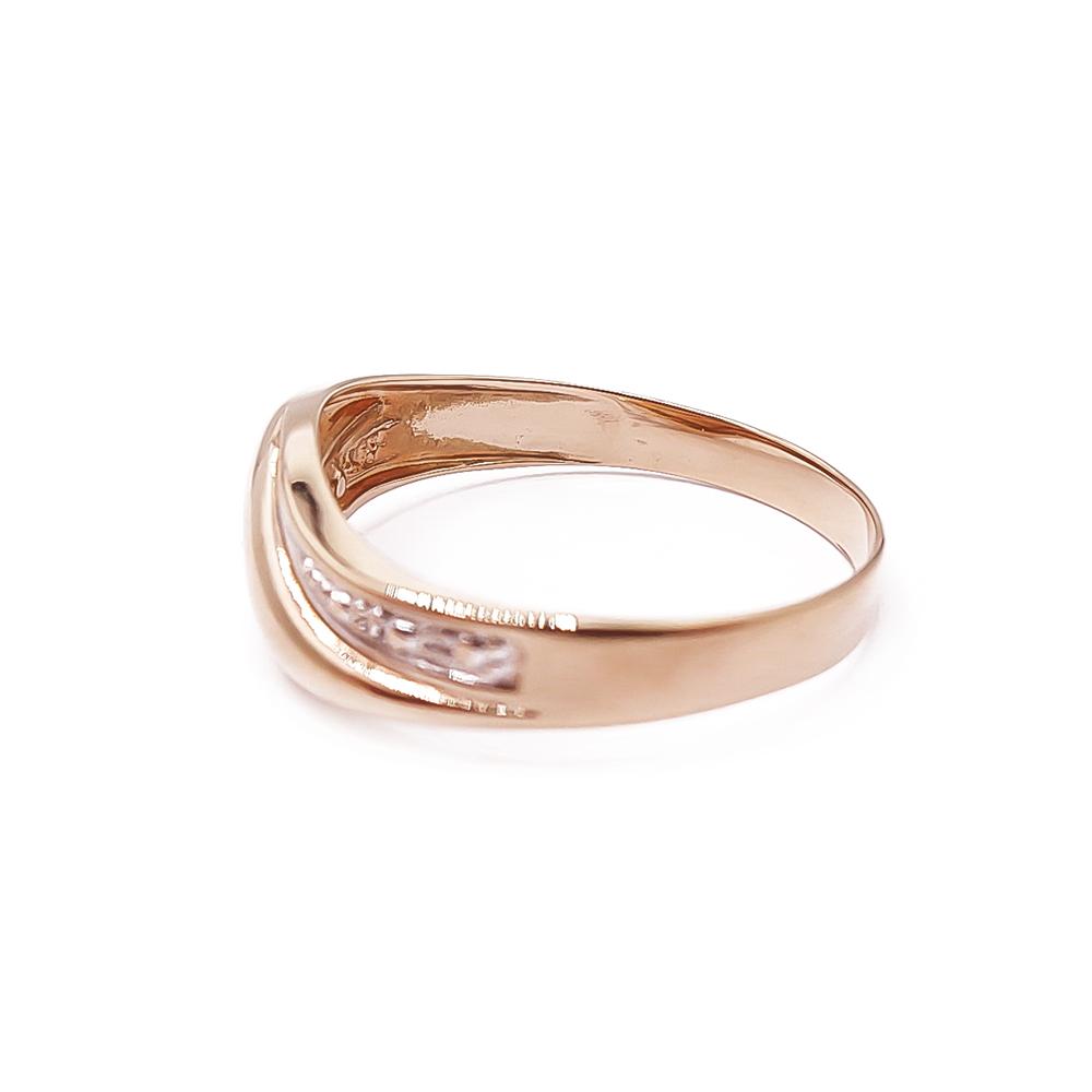 Kultainen timanttisormus 0,005ct 17+mm #3