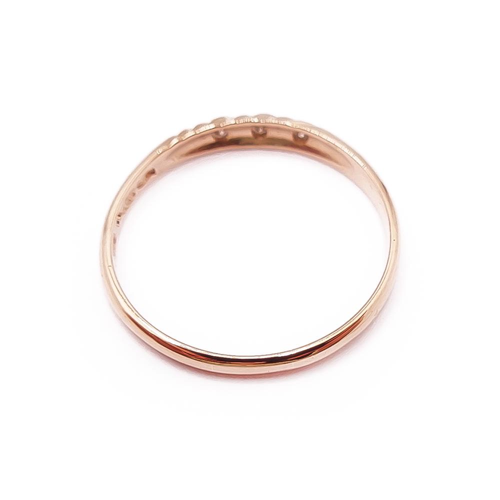 Kultainen timanttisormus 0,03ct 19mm #2