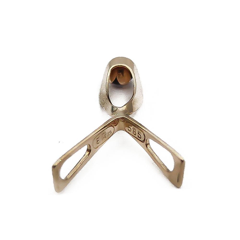 kultainen sininen kivi riipus ER:n #3