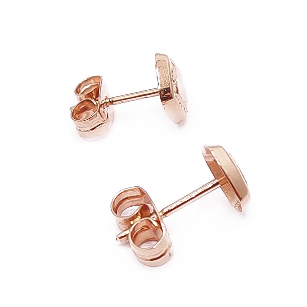 Kultaiset korvakorut neliö #1