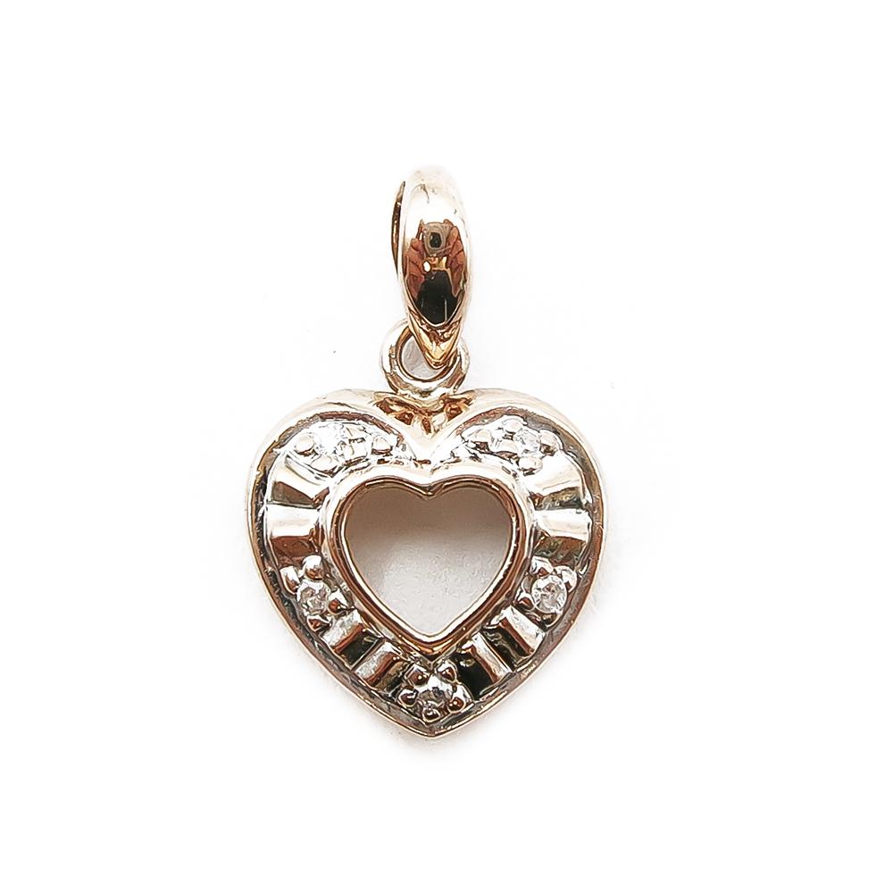 Sydänriipus timanteilla 0,025ct #0