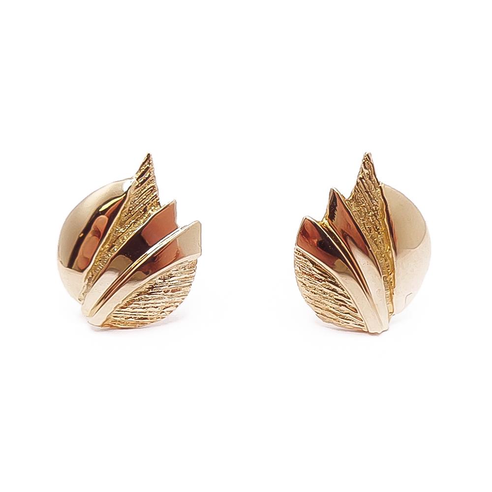 Kultaiset Tammen korun korvakorut #0