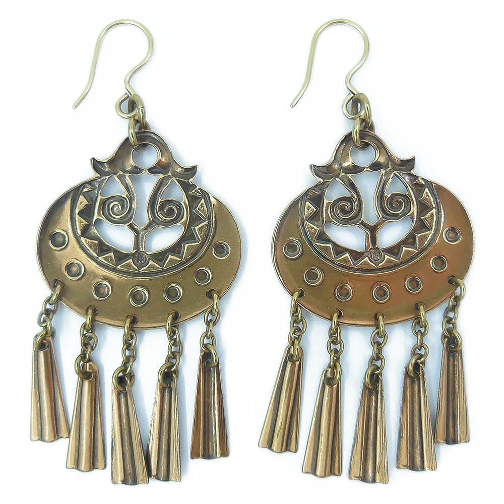 Kalevala Koru Kuutar korvakorut, pronssi #1