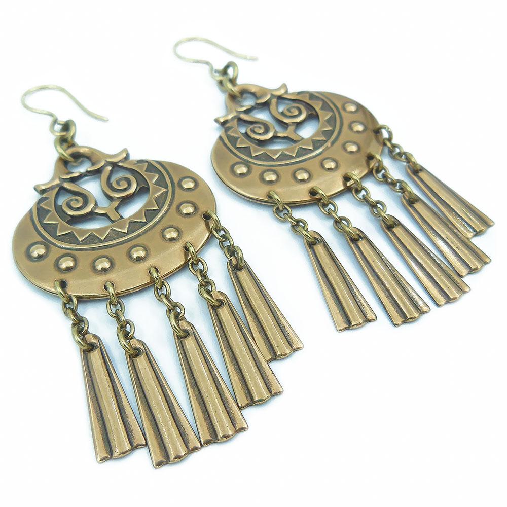 Kalevala Koru Kuutar korvakorut, pronssi #0