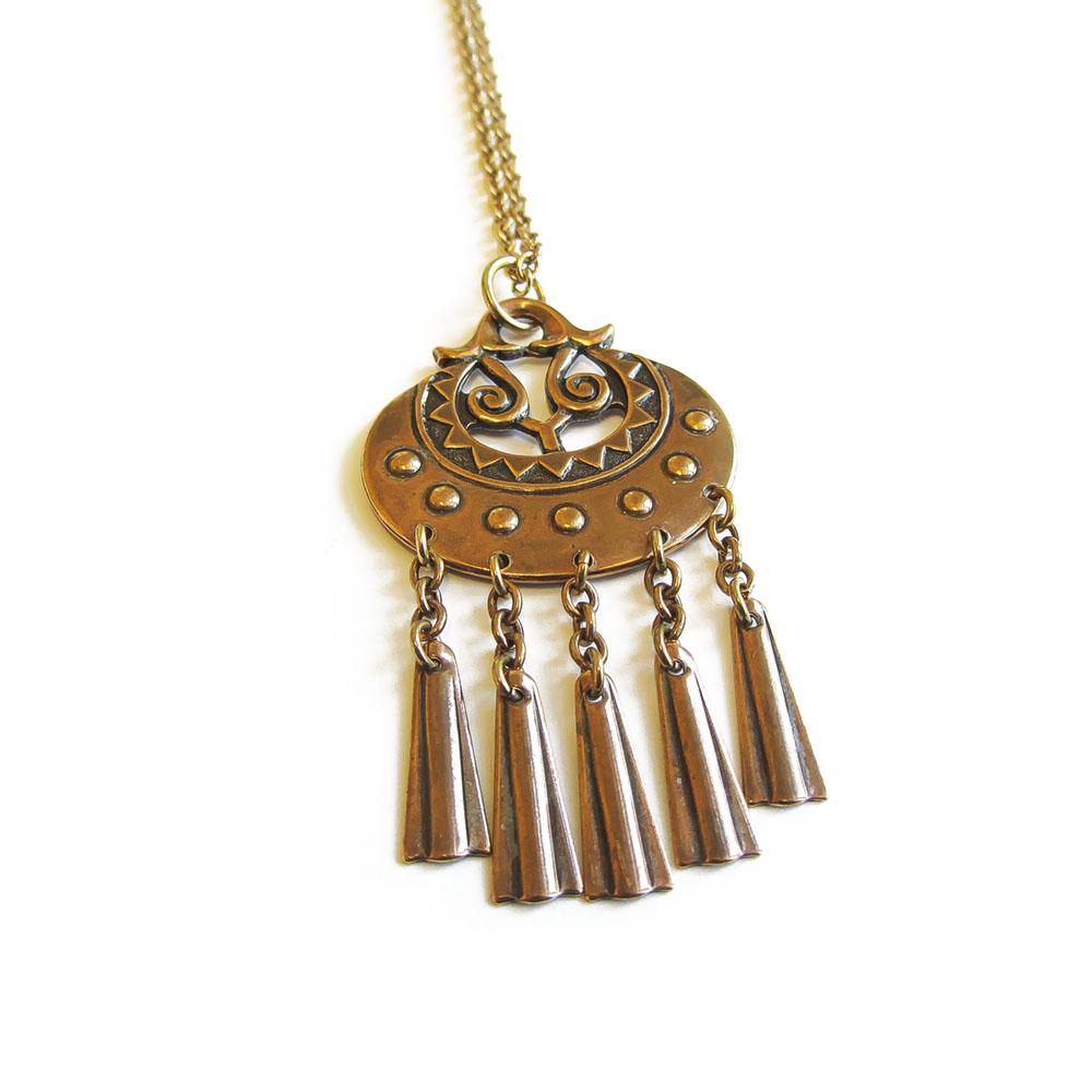 Kalevala Koru Kuutar riipus ketjulla 62cm, pronssi #3