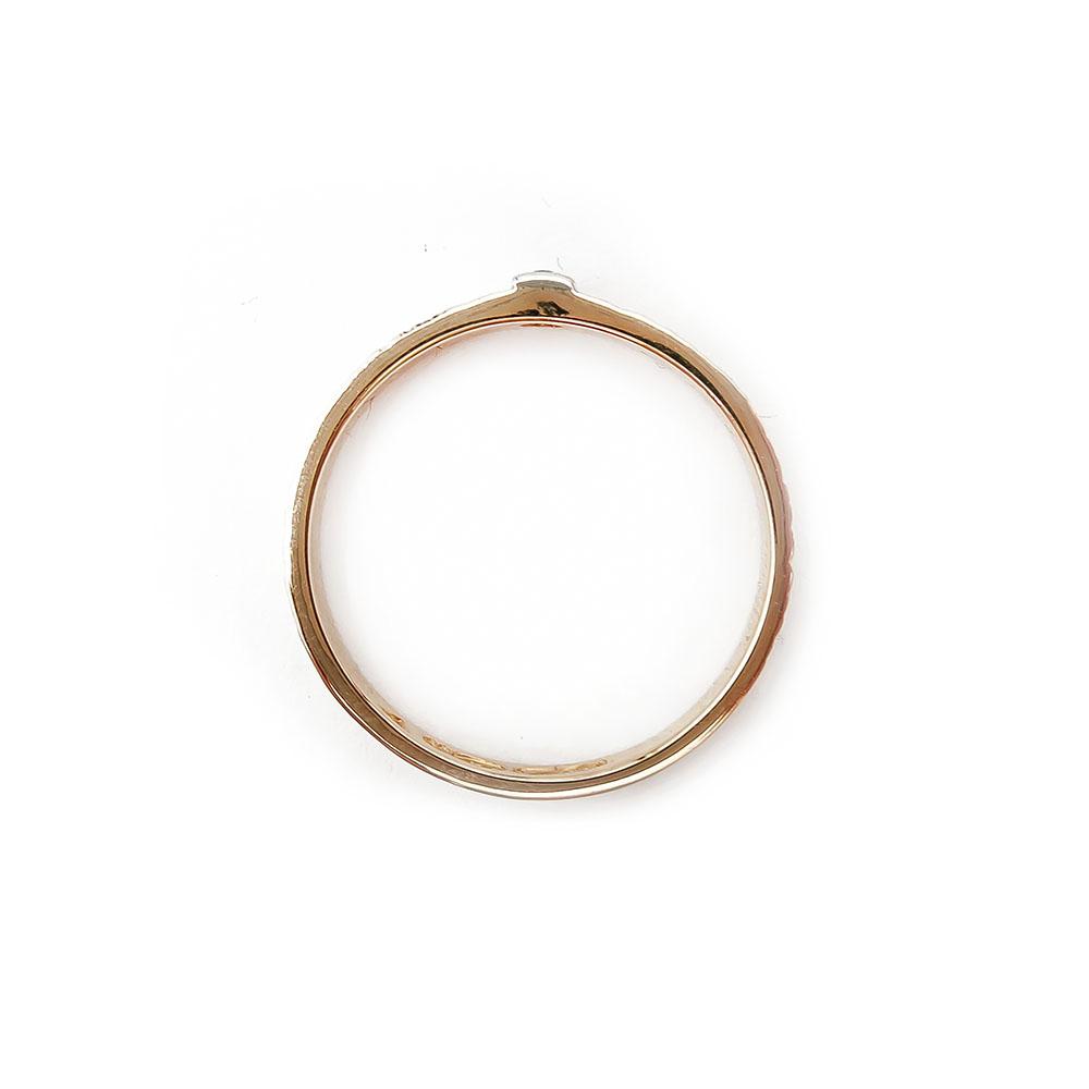 18K timanttisormus vuodelta 1969, 0,01ct 18,5mm #2