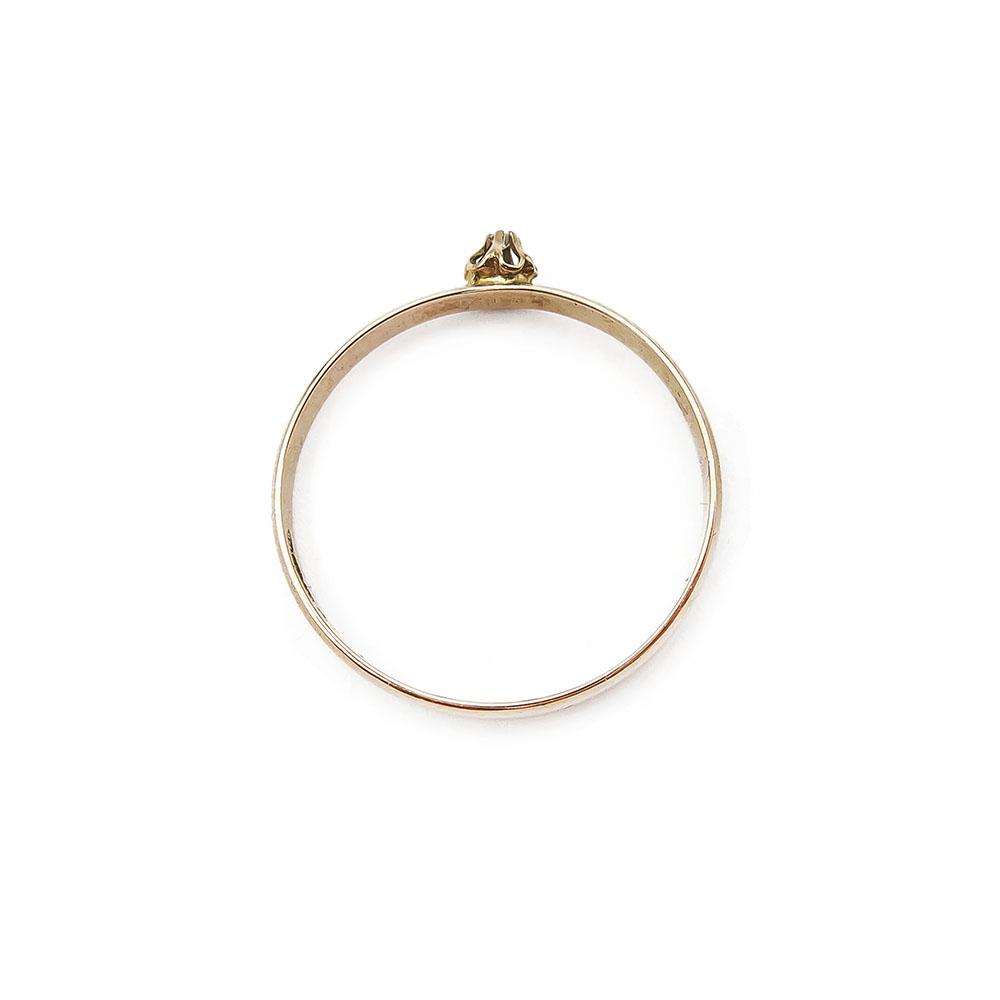 Kukkaistutettu timanttisormus 0,01ct 21,5mm #2