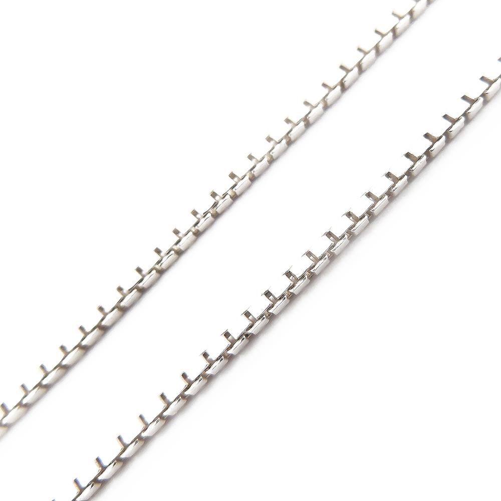 Hopeinen venetsiaketju, 40 cm #2