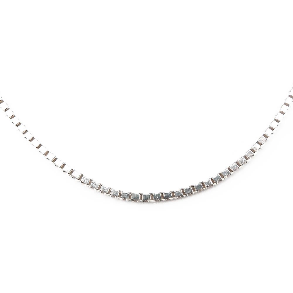 Hopeinen venetsiaketju, 40 cm #1