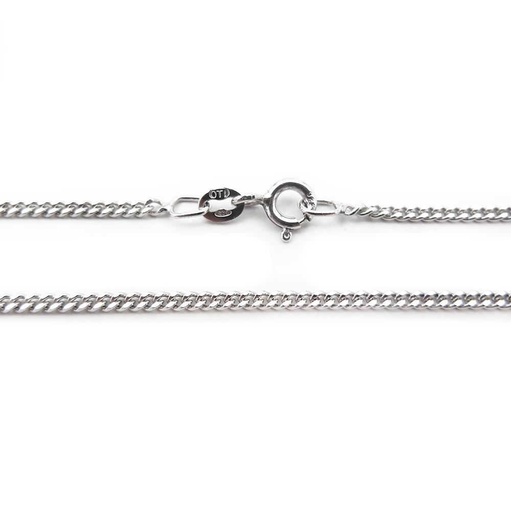 Hopeinen panssariketju,45cm #1