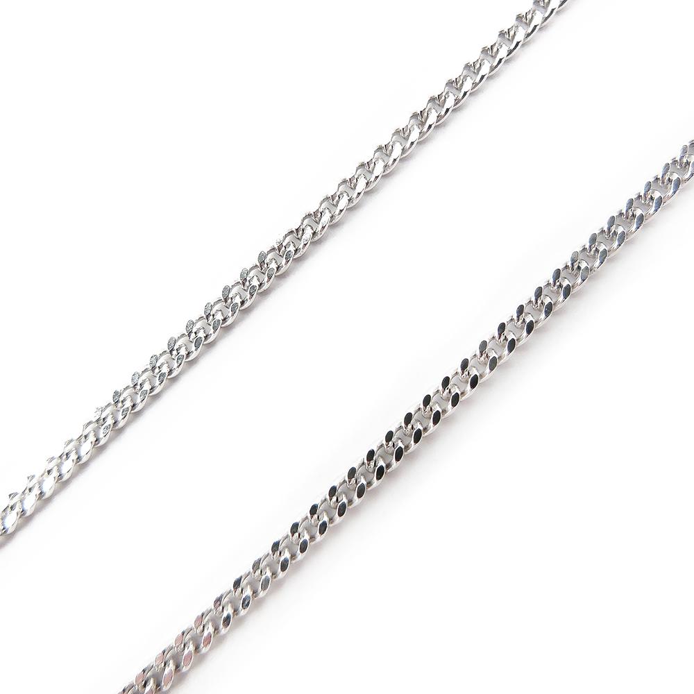 Hopeinen panssariketju,45cm #2